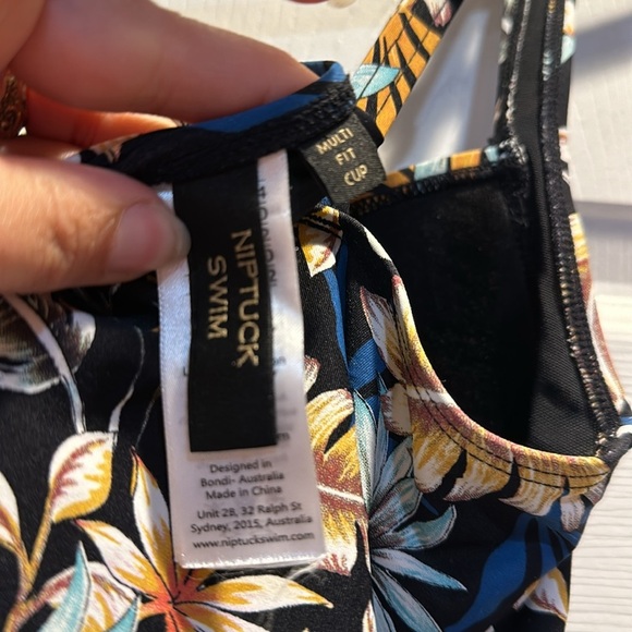 NipTuck Swim Louise Dukes Paradise Ruched One-Piece Swimsuit 10 - Picture 8 of 11